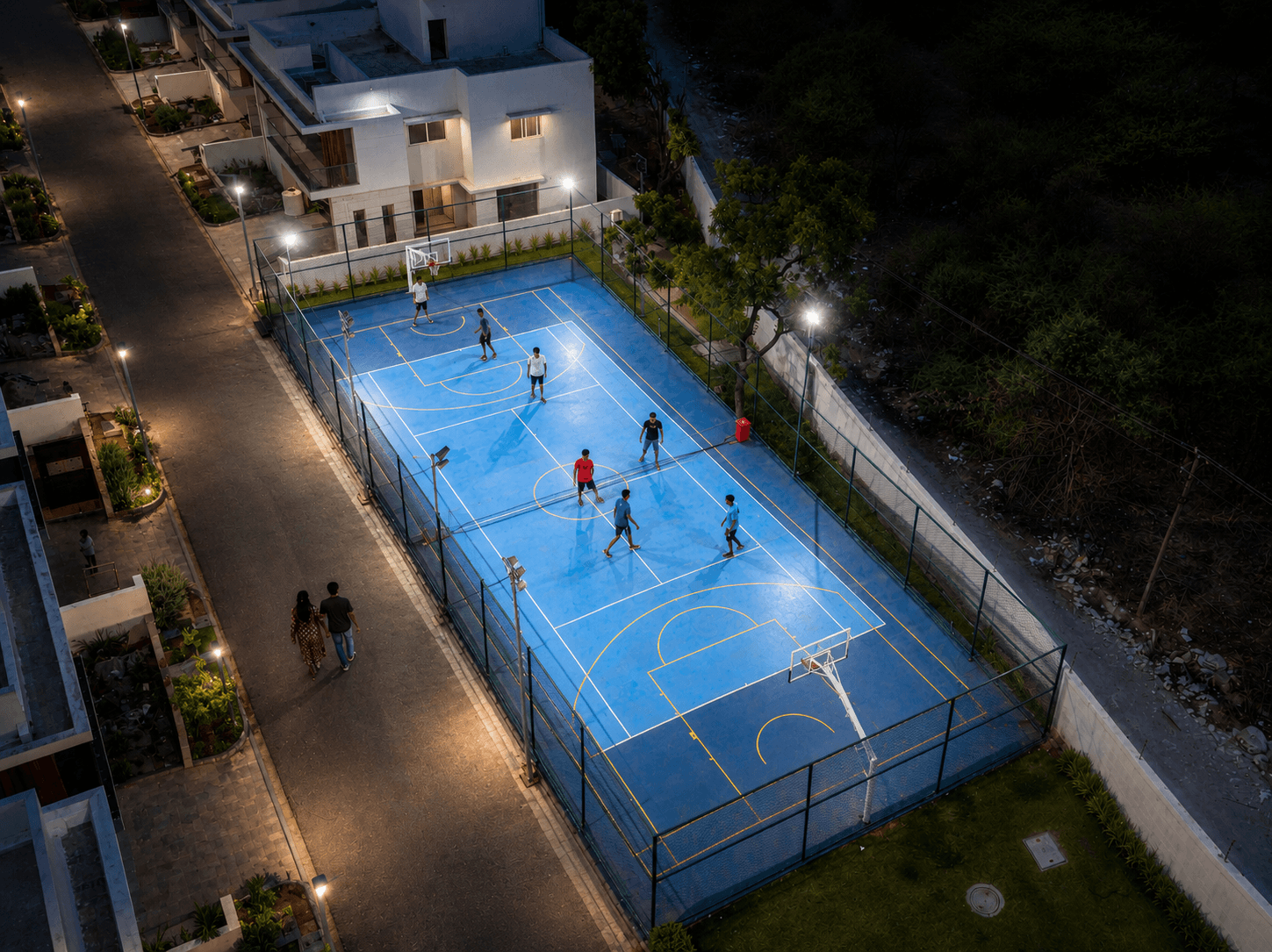 Tennis & Basketball Court