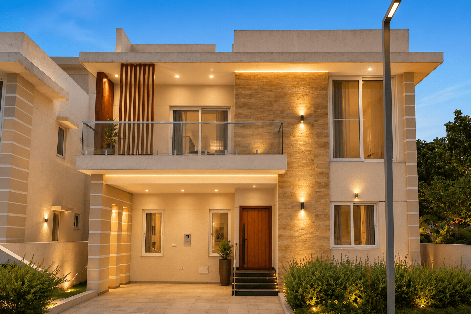 Representative villa exterior design